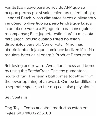 ALL FOR PAWS Juguete interactivo para perros Fetch-N-Treat