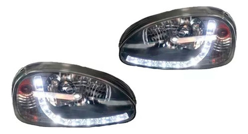 Par Farolas De Lujo Led Para Chevrolet Corsa Wind / Active