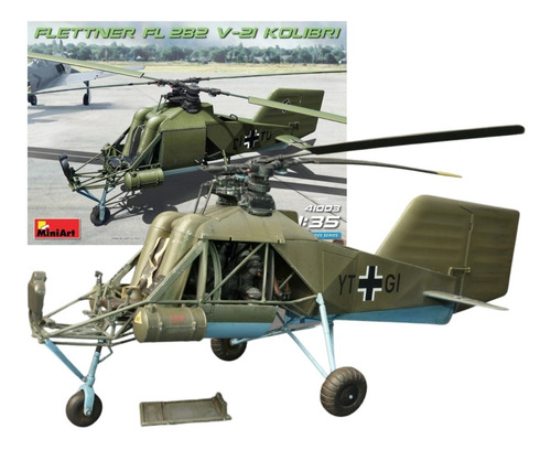 Helicoptero Flettner Kolibri Fl 282 V21 1/35 Miniart 41003