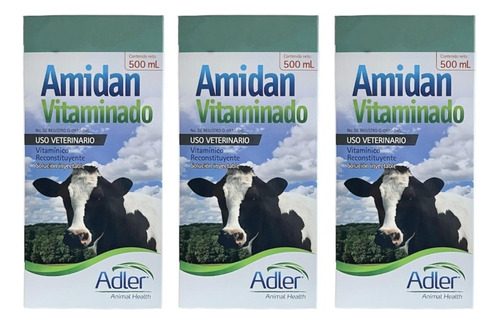 Amidan Vitaminado Suero 500 Ml *3 Piezas