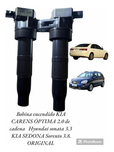 Bobina Encendido Kia Carens Sonata 3.3optima 2.0 De Cadena