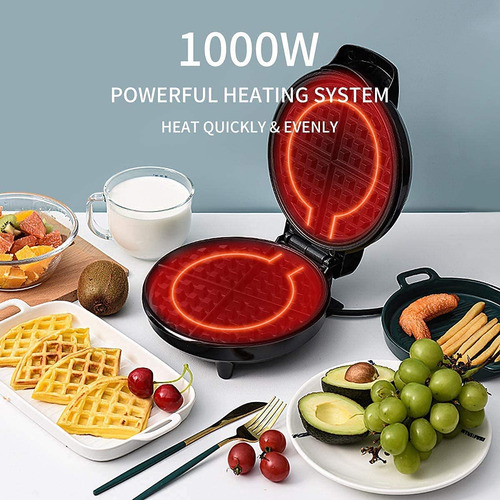 Máquina De Gofres Belga Profesional De Acero Inoxidable Para