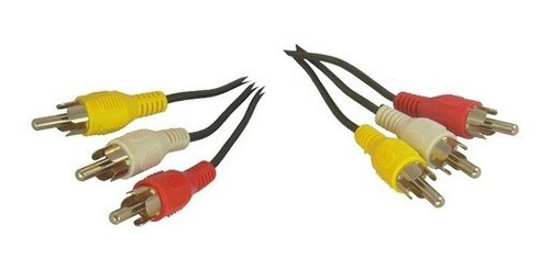 Cable 3 Rca A 3 Rca Rojo Blanco Amarillo 1.80mts