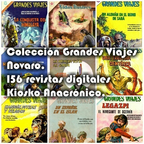 Colección Revista Grandes Viajes Muchos Episodios Ed. Novaro