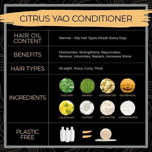 Conjunto De Shampoo E Condicionador Viori Citrus Yao Feito C