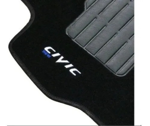 Imagem 3 de 3 de Jogo Tapetes Ecotap Soft Carpete New Civic 07/13 3pcs