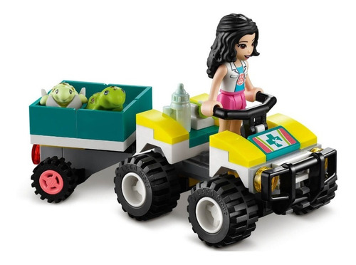 Imagem 7 de 10 de Lego Para Meninas Friends Veículo De Proteção Das Tartarugas