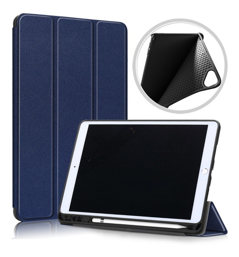 Smart Cover + Espacio Lápiz + Lám Para iPad 10.2 9na Gen