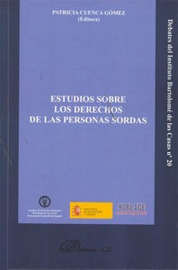 Libro Estudios Sobre Los Derechos De Las Personas Sordas ...