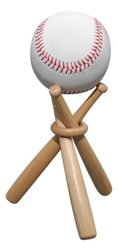 Para Aplicable A Mini Soporte De Bate De Béisbol De Madera Y