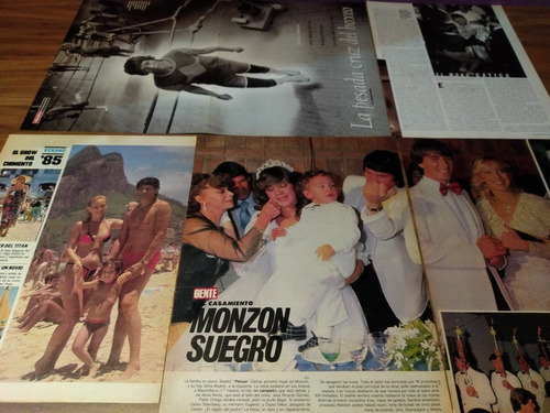 (aq007) Carlos Monzon * Recortes Revistas Clippings (Usado)
