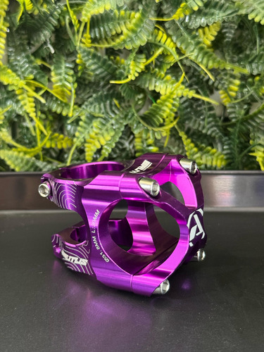 Suporte Guidao Mesa Absolute Brutus Ii Roxo 31.8x35mm Dh Bmx