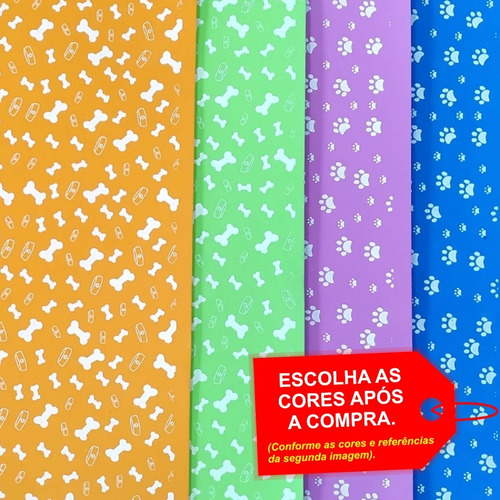 Imagem 1 de 4 de Folha De Eva Estampado Pet's 40x60cm - 5 Unidades