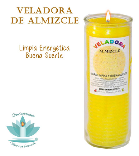 Veladora Almizcle - Limpia Y Buena Suerte Preparada