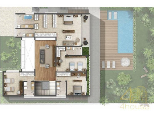 Hípica Max Garden Na Granja Julieta, Casa De Condomínio Em Construção Na Alameda Calicut, 72. 517 M², Jardim Privativo Com Piscina, 4 Suítes E 6 Vagas - Ca0526