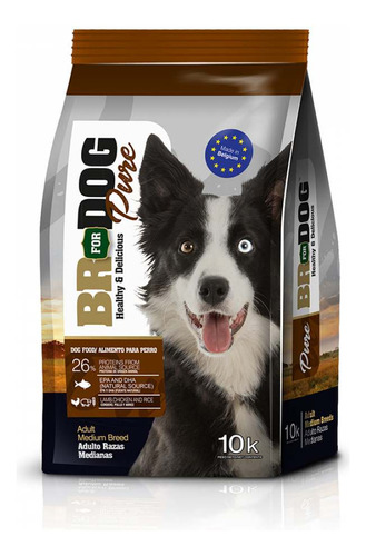 Concentrado Perro Br For Dog Pure Adulto Raza Mediana 19