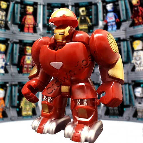 Hulkbuster Marvel Vingadores Boneco Lego Com Homem De Ferro