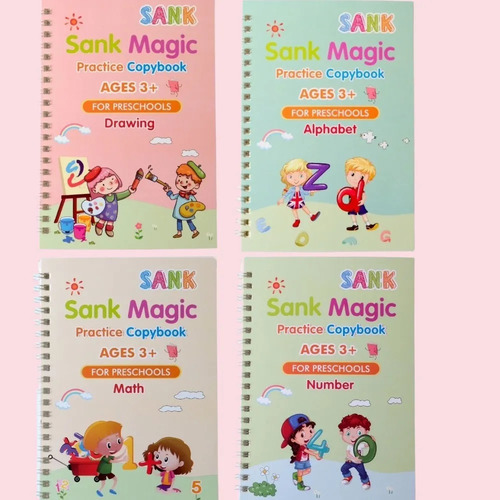 Pa Sank Magic - Kit De Cuaderno De Caligrafía Reutilizable 4