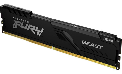 Memoria RAM Fury Beast DDR4 gamer color negro 32GB 1 Kingston KF432C16BB/32