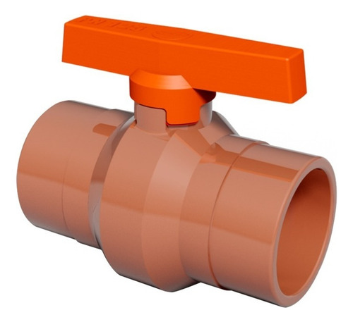 Registro De Esfera Durín Solda Bitola 110mm Pvc Marrom