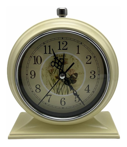 Imagem 1 de 6 de Relógio Despertador De Mesa E Cabeceira Com Alarme Vintage