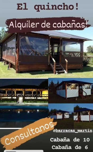 Imagen 14 de 15 de Alquiler De Quinta Para Eventos Y Cabañas Para 6 Y 10 Personas. Y Quinta Y Salón Para 200 Personas Eventos Despedidas Reuniones Y Mucho Mas!!