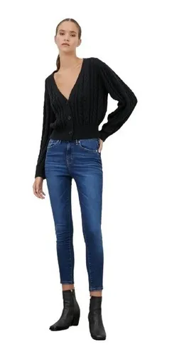 Jeans de online mujer tiro medio