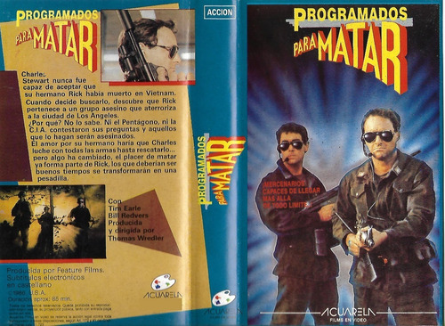 Programados Para Matar Vhs War Dog (1987)