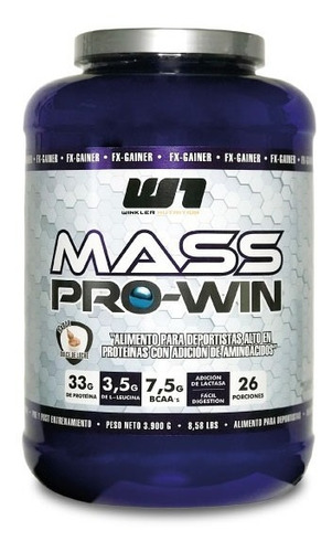 Ganador De Peso Mass Pro Win 3,9 Kgs. Winkler Nutrition