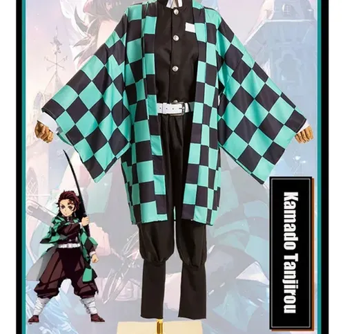 A Tanjirou Kamado Cosplay Anime Demon Slayer Cosplay