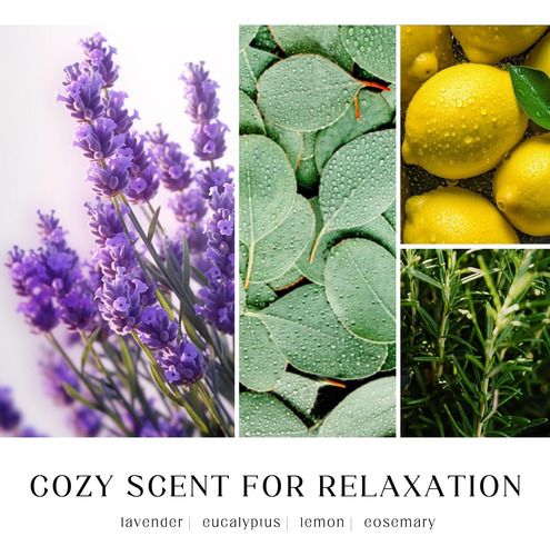 Lemon Lavender Eucalyptus Candles Perfumadas Para Mujeres -