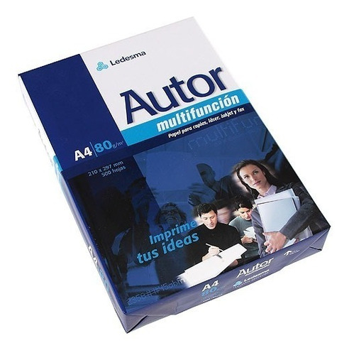 Imagen 6 de 9 de Resmas A4 Autor 80g Caja X10 Unidades Promo