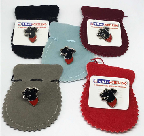 Pin Perro Negro Matapacos (silueta Cabeza)