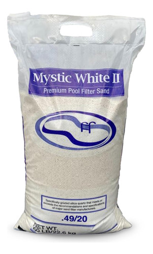 Mystic White Ii - Filtro De Piscina Para Arena, Bolsa De 50 