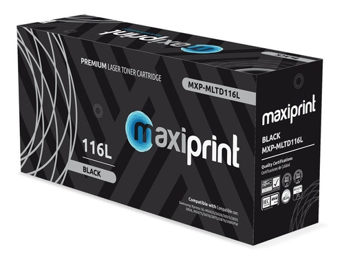 Toner Maxiprint Compatible Samsung 116 Negro (mlt-d116l)