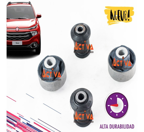 Bujes De Parrilla Fiat Toro (4 Unidades)