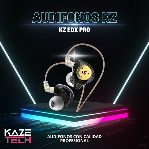 Audifonos Kz Edx Pro In Ear Monitores De Audio