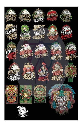 100 Vectores Viva Mexico Pdf Ai Editable Sublimar