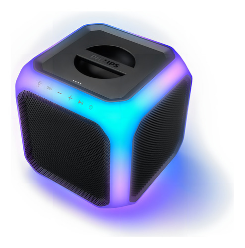 Philips X - Altavoz De Fiesta Bluetooth Con Luces De Fiesta. Color Negro
