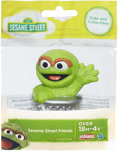 Sésamo Oscar El Grouch Figura 2.5 Pulgadas