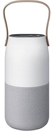 Altavoz Bluetooth Samsung Level Bottle, color blanco/gris