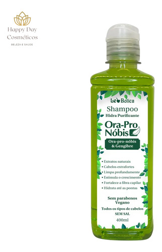 Shampoo Ora-pro-nóbis Antiqueda Fortificante E Crescimento