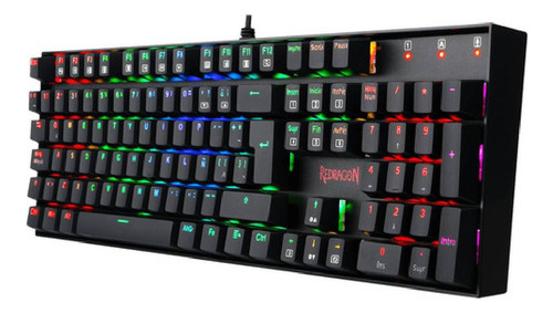 Teclado Gamer Redragon Mitra K551 Rgb Switch Red