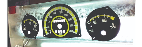 Caratula Translucida Chevy C2 Cluster Tablero Instrumentos (Usado)
