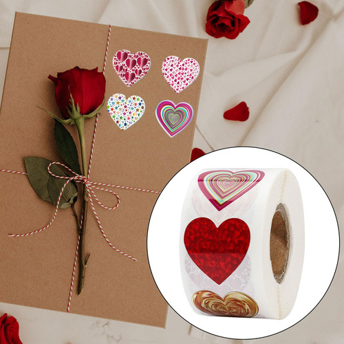 Pegatinas De San Valentín 500 Piezas Pegatinas Impermeable