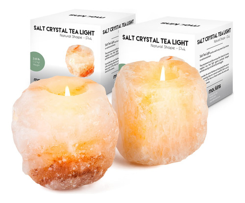 2 Portavela Natural Sal Himalaya 2.5 Libra Ideal Para