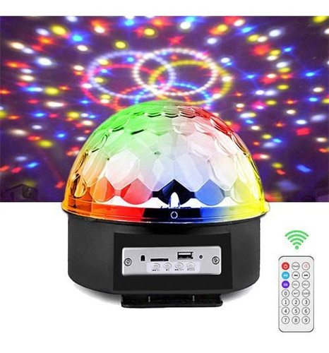 Media Esfera De Luces Audioritmicas C/parlante Usb/sd (m-06)