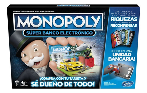 Monopoly Banco Electrónico Ultimate Banking Hasbro Original