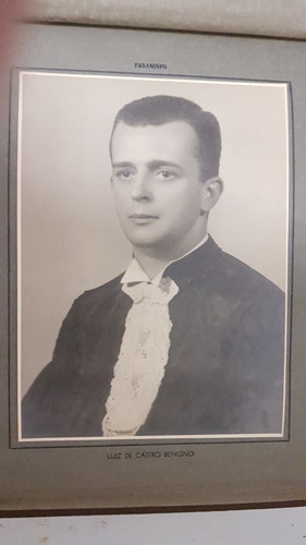 Antigo Álbum De Fotografias De Formatura Anos 50