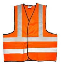 Comprar Kit 10 Chalecos Seguridad Naranja Cintas Reflejantes Surtek